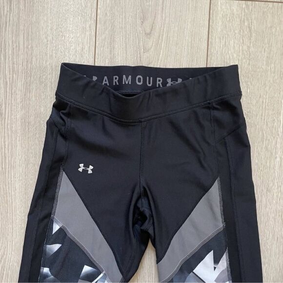 Under Armour HeatGear Colorblock Leggings XS - Picture 2 of 7